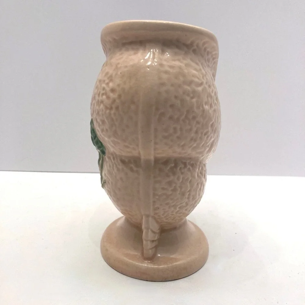 Hull Art Pottery Pink Floral Vase  6-1/2
